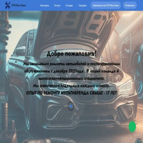 Скриншот главной страницы сайта vsesvoisto.ru