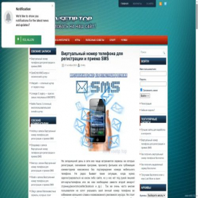 Скриншот главной страницы сайта vsetip.top