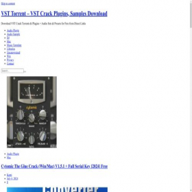 Скриншот главной страницы сайта vst-torrent.net