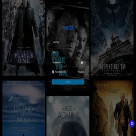 Скриншот главной страницы сайта vuegomovie.com