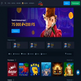 Скриншот главной страницы сайта vulkstars777.co