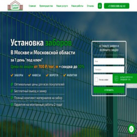 Скриншот главной страницы сайта vyborzabor.ru