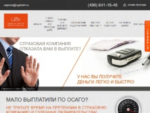 Скриншот главной страницы сайта vyplatim.ru