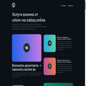 Скриншот главной страницы сайта vzlom-na-zakaz.com