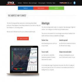 Скриншот главной страницы сайта w-exc.com