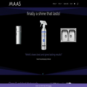 Скриншот главной страницы сайта w.maasinc.com
