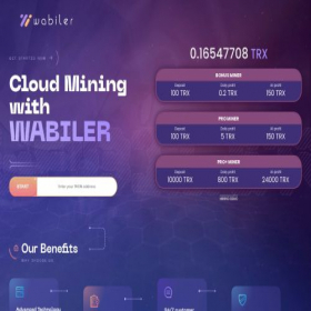 Скриншот главной страницы сайта wabiler.com