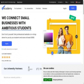 Скриншот главной страницы сайта wacademy.io