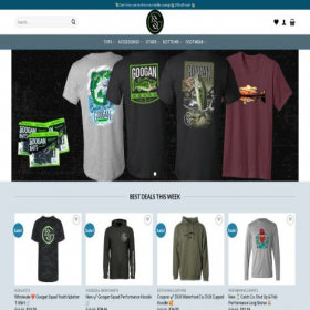 Скриншот главной страницы сайта wadingpantsshop.com