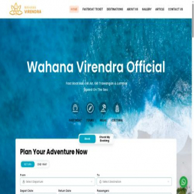 Скриншот главной страницы сайта wahanavirendra.co.id