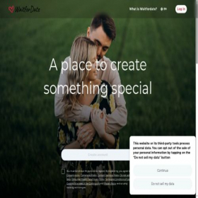 Скриншот главной страницы сайта waitfordate.com