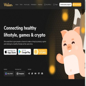 Скриншот главной страницы сайта walken.io