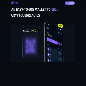 Скриншот главной страницы сайта wallet.itez.com