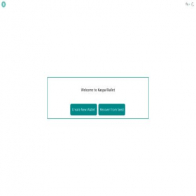 Скриншот главной страницы сайта wallet.kaspnet.io