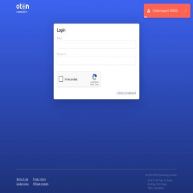 Скриншот главной страницы сайта wallet.oton.org