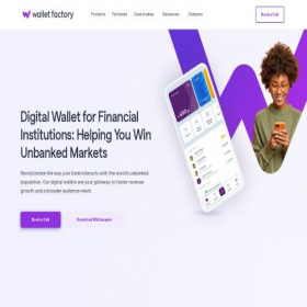 Скриншот главной страницы сайта walletfactory.com
