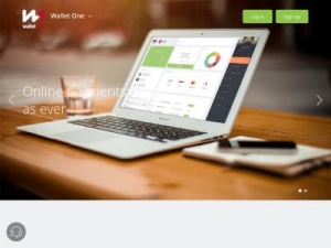 Скриншот главной страницы сайта walletone.com