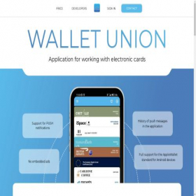 Скриншот главной страницы сайта walletunion.com