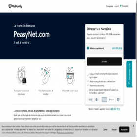 Скриншот главной страницы сайта wap.peasynet.com