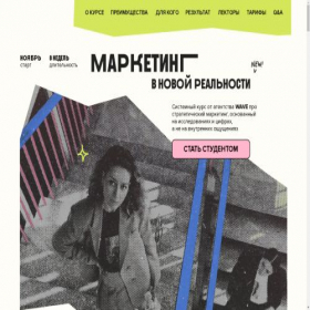 Скриншот главной страницы сайта wave-academy.ru