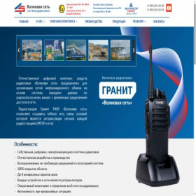 Скриншот главной страницы сайта wave-net.ru