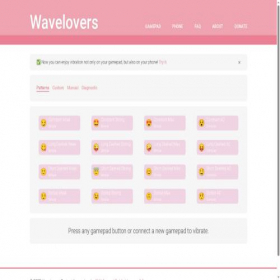 Скриншот главной страницы сайта wavelovers.ru