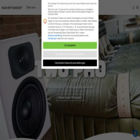 Скриншот главной страницы сайта wavemaster.com