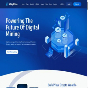 Скриншот главной страницы сайта waymine.com