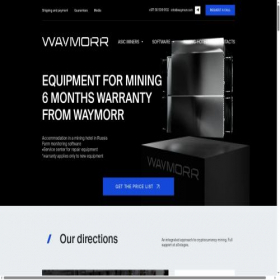 Скриншот главной страницы сайта waymorr.com