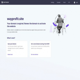 Скриншот главной страницы сайта wayprofit.site