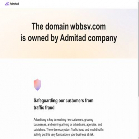 Скриншот главной страницы сайта wbbsv.com