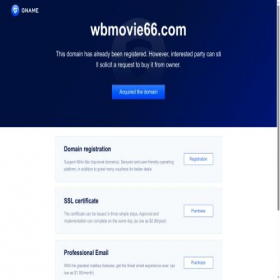 Скриншот главной страницы сайта wbmovie66.com