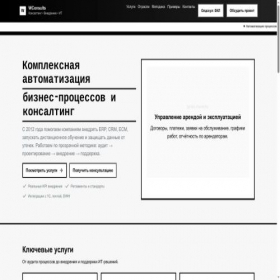 Скриншот главной страницы сайта wconsults.ru