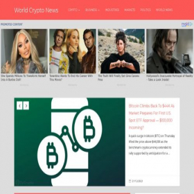 Скриншот главной страницы сайта wcrynews.com