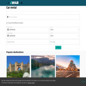 Скриншот главной страницы сайта we4rent.com