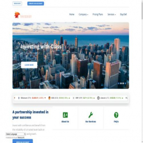 Скриншот главной страницы сайта wealthhubnet.com