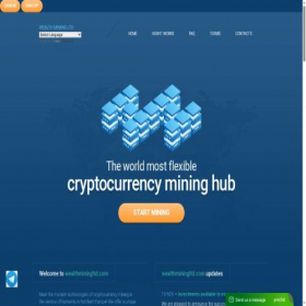 Скриншот главной страницы сайта wealthminingltd.com