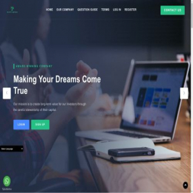 Скриншот главной страницы сайта wealthoptions.net