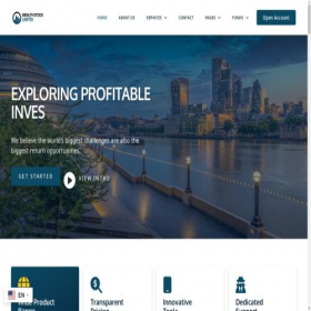 Скриншот главной страницы сайта wealthstockltd.co.uk