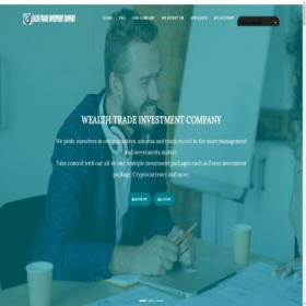 Скриншот главной страницы сайта wealthtradeinvestmentcompany.com