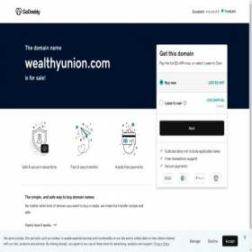 Скриншот главной страницы сайта wealthyunion.com