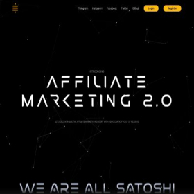 Скриншот главной страницы сайта weareallsatoshi.ai