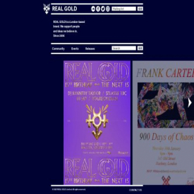 Скриншот главной страницы сайта wearerealgold.com