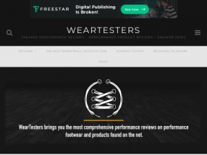 Скриншот главной страницы сайта weartesters.com