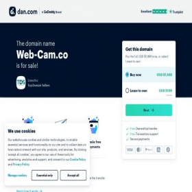 Скриншот главной страницы сайта web-cam.co