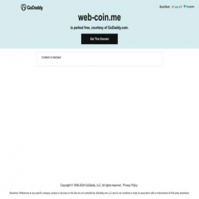 Скриншот главной страницы сайта web-coin.me