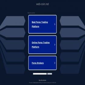 Скриншот главной страницы сайта web-coin.net