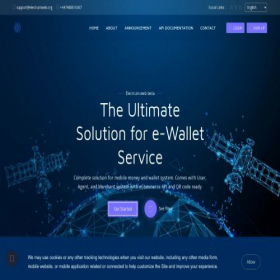 Скриншот главной страницы сайта web-electrum.org
