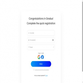 Скриншот главной страницы сайта web.gradus.app