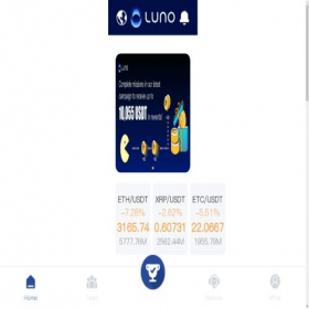 Скриншот главной страницы сайта web.luno-crypto.com